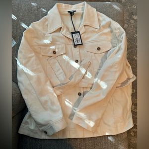 PAIGE Jansyn Shacket. Removable waist tie belt shacket. New With Tags Size XL